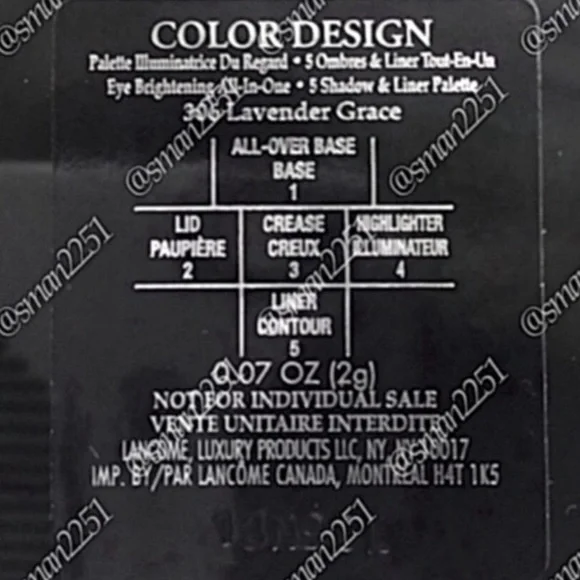 💜NEW!💜Lancôme Color Design Eyeshadow Palette NEW! - Picture 9 of 10